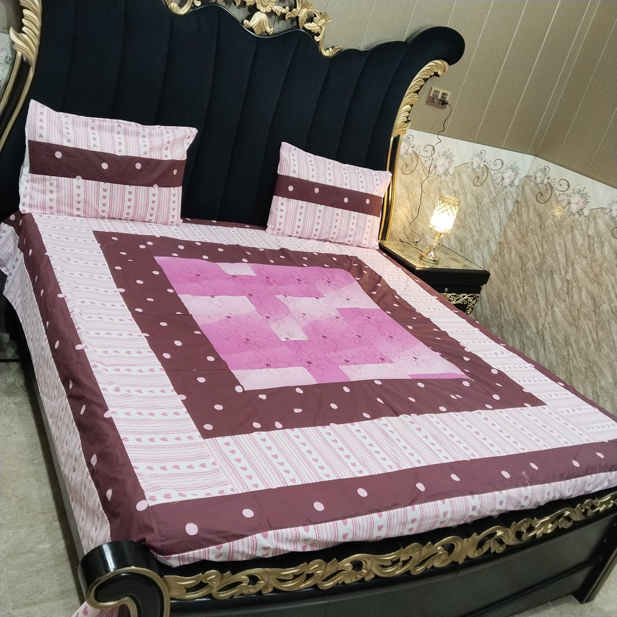 Embroidered Patchwork - Bedsheet