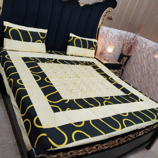 Embroidered Patchwork - Bedsheet