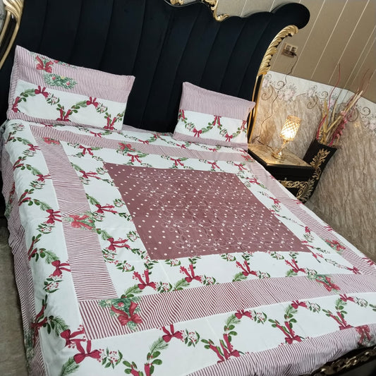 Embroidered Patchwork - Bedsheet