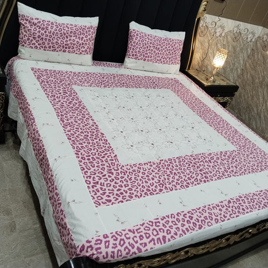 Embroidered Patchwork - Bedsheet