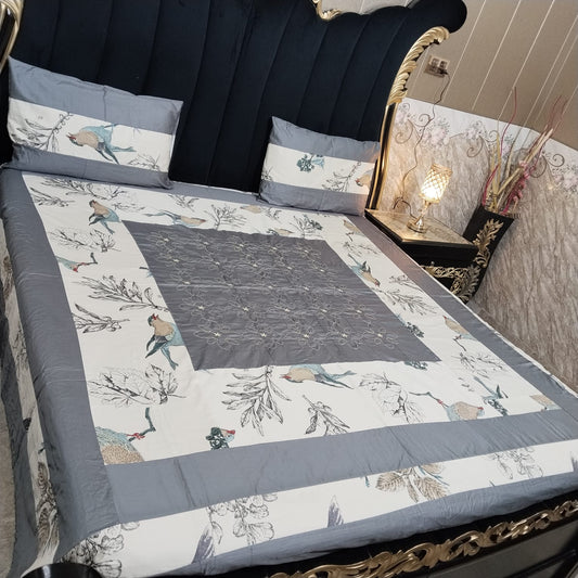 Embroidered Patchwork - Bedsheet