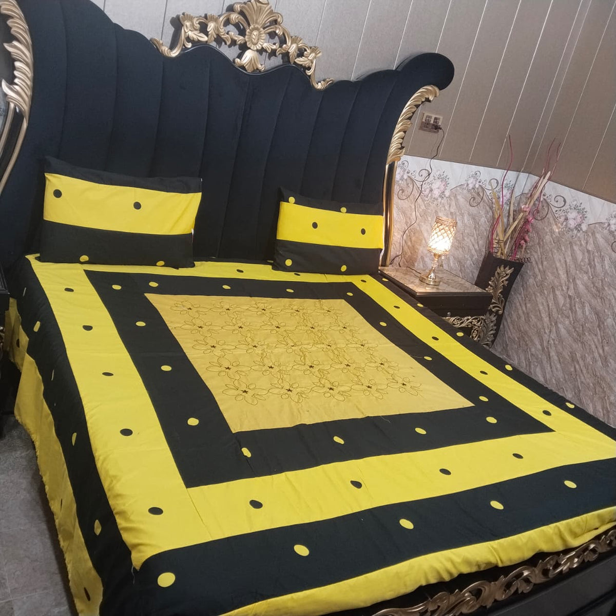 Embroidered Patchwork - Bedsheet
