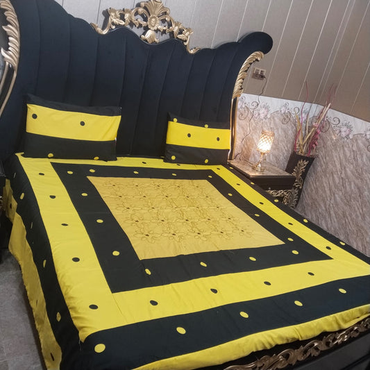 Embroidered Patchwork - Bedsheet