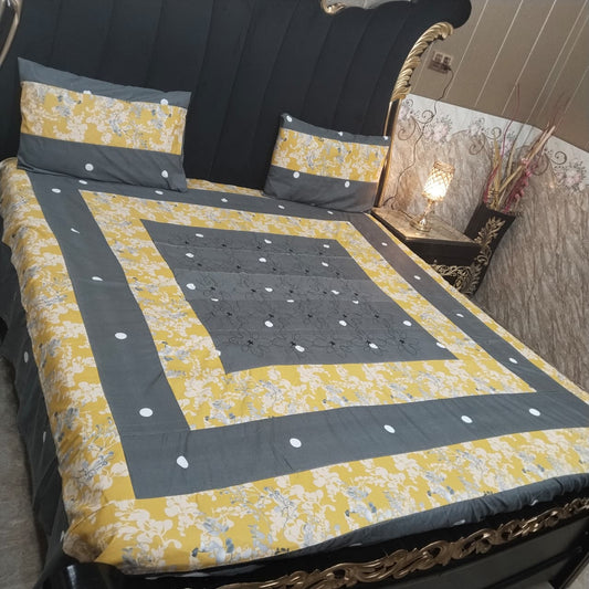 Embroidered Patchwork - Bedsheet