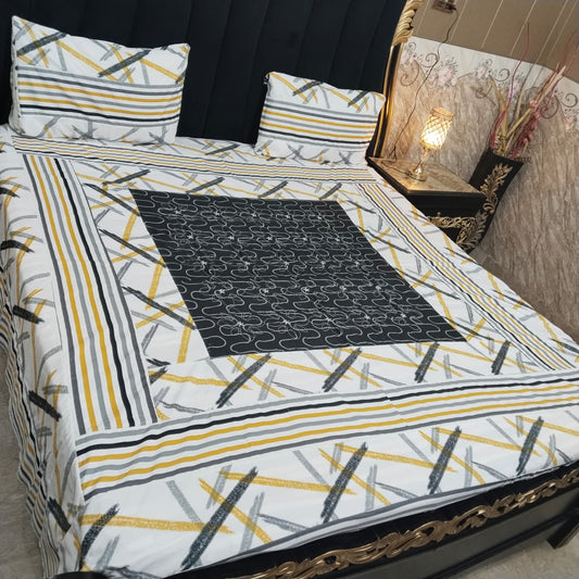 Embroidered Patchwork - Bedsheet