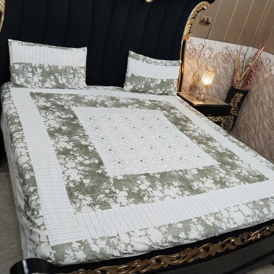Embroidered Patchwork - Bedsheet