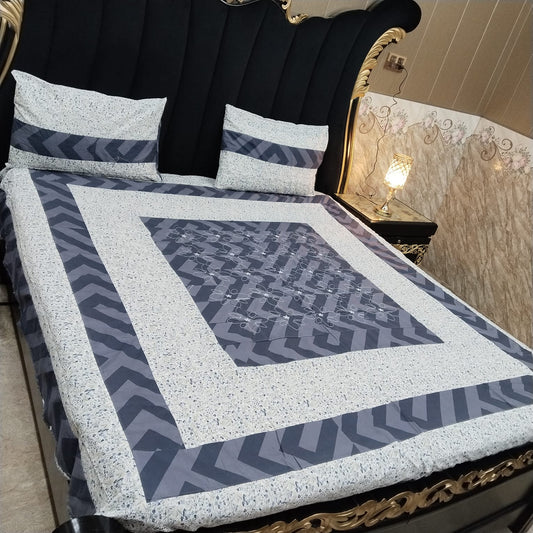 Embroidered Patchwork - Bedsheet