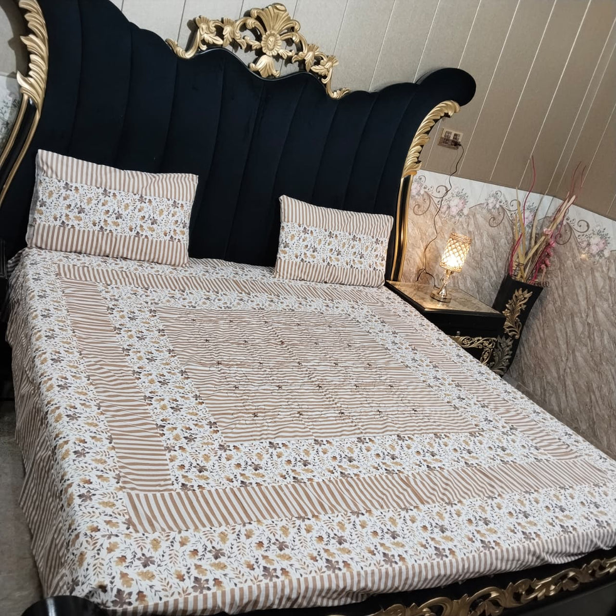 Embroidered Patchwork - Bedsheet