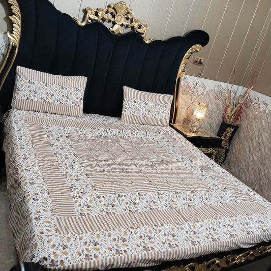Embroidered Patchwork - Bedsheet