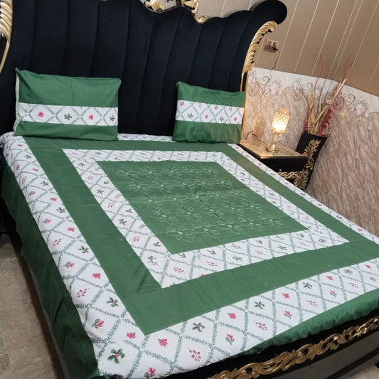 Embroidered Patchwork - Bedsheet