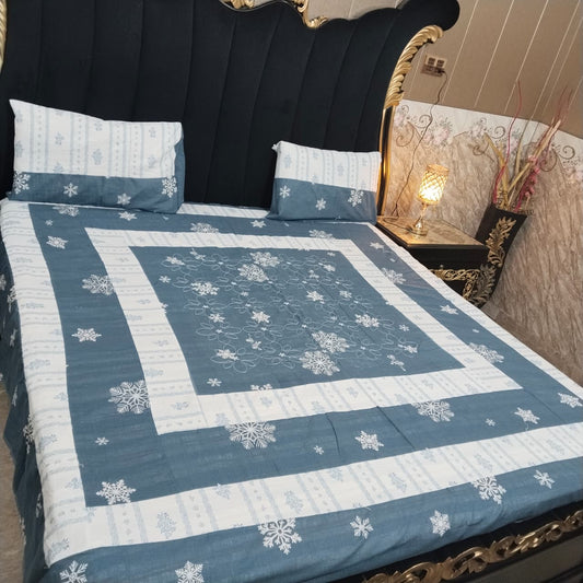 Embroidered Patchwork - Bedsheet