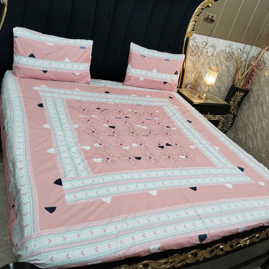 Embroidered Patchwork - Bedsheet