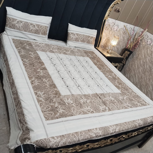 Embroidered Patchwork - Bedsheet
