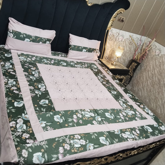 Embroidered Patchwork - Bedsheet