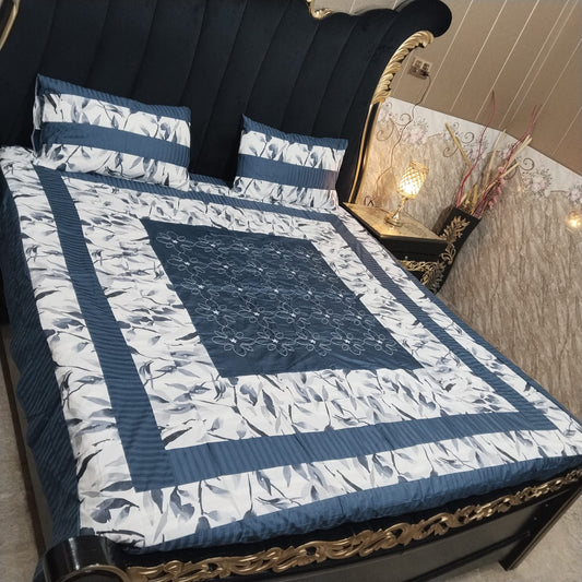 Embroidered Patchwork - Bedsheet